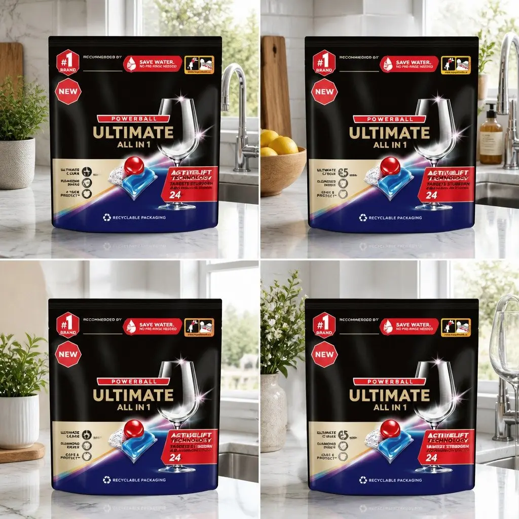 Ultimate Dishwasher Tablets 340 Pack Deep Clean Fast Dissolving Eco Cycle