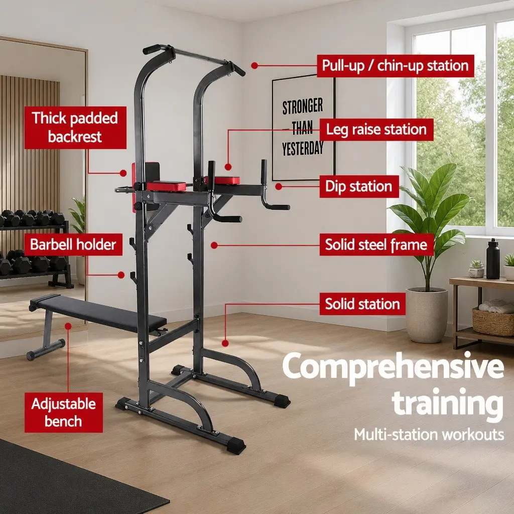 Multi-Function Exercise Tower Gym