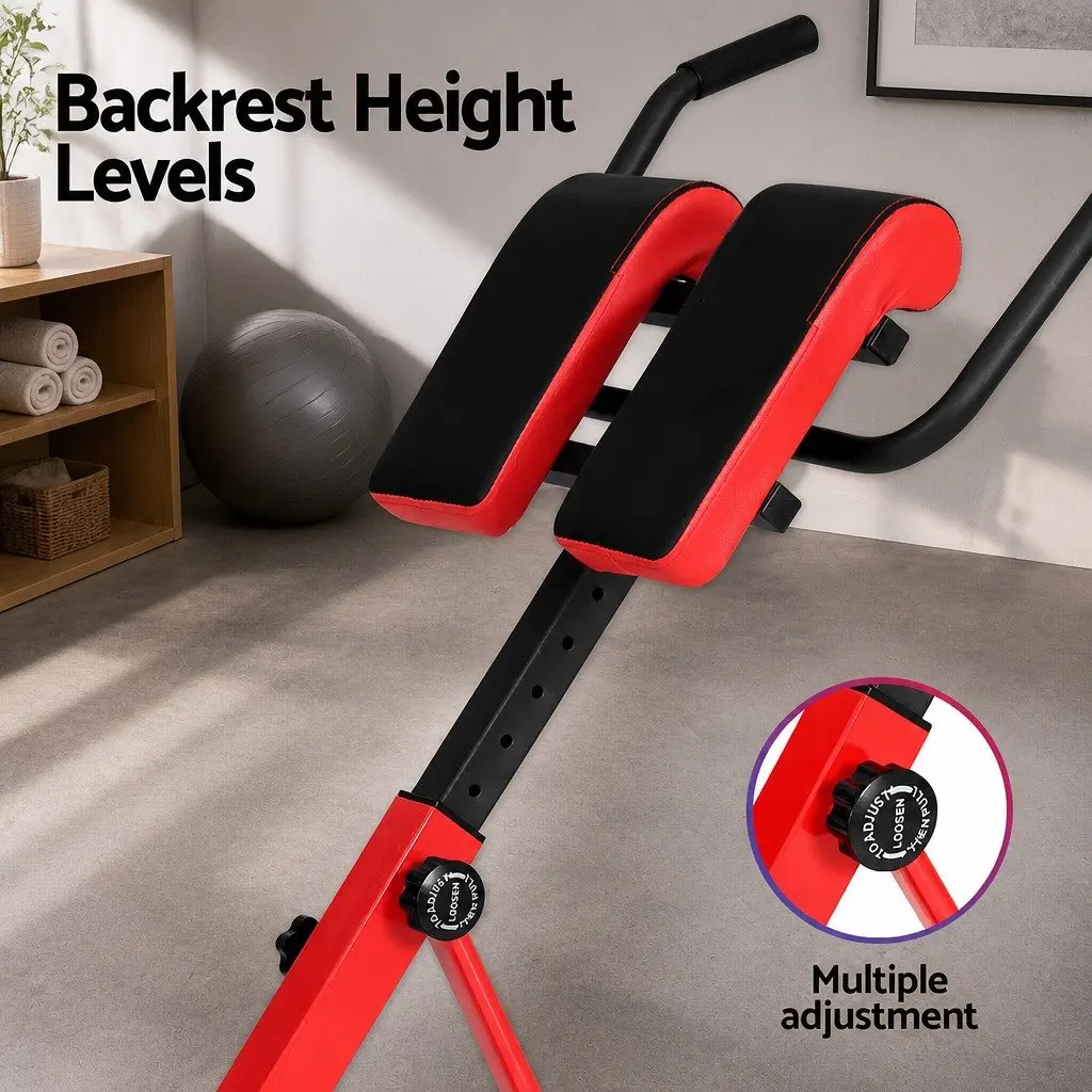 Weight Bench Roman Chair Adjustable 10-in-1 Home Gym Fitness Equipment 200kg Size 107x45x55-91cm