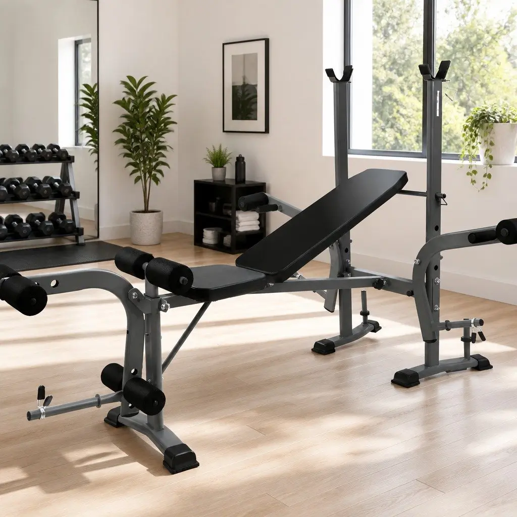 Multi Exercise 8-in-1 Weight Bench with 200kg Capacity