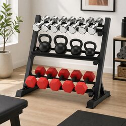 Dimensions and Specs of the 3-Tier Dumbbell Rack