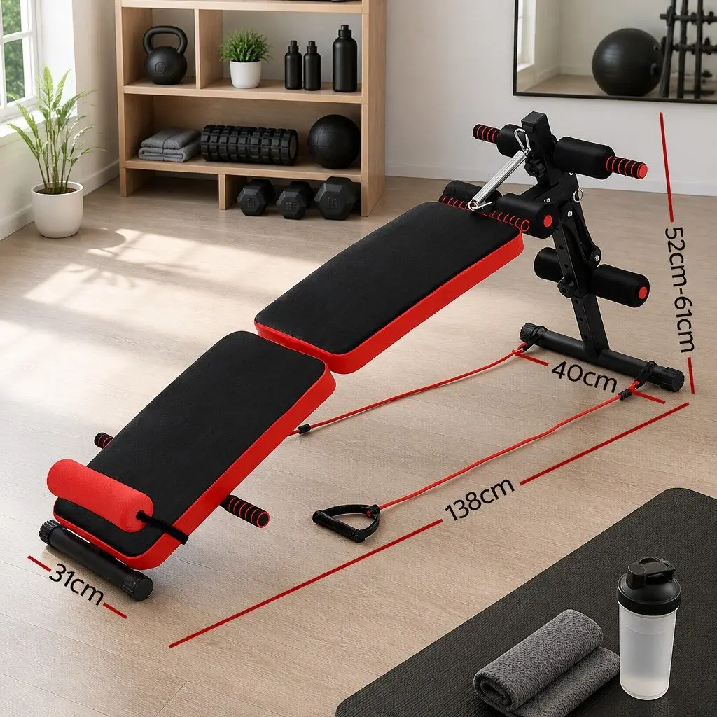 Foldable Adjustable Sit-Up Bench