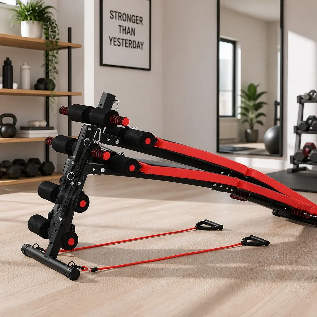 Foldable Adjustable Sit-Up Bench