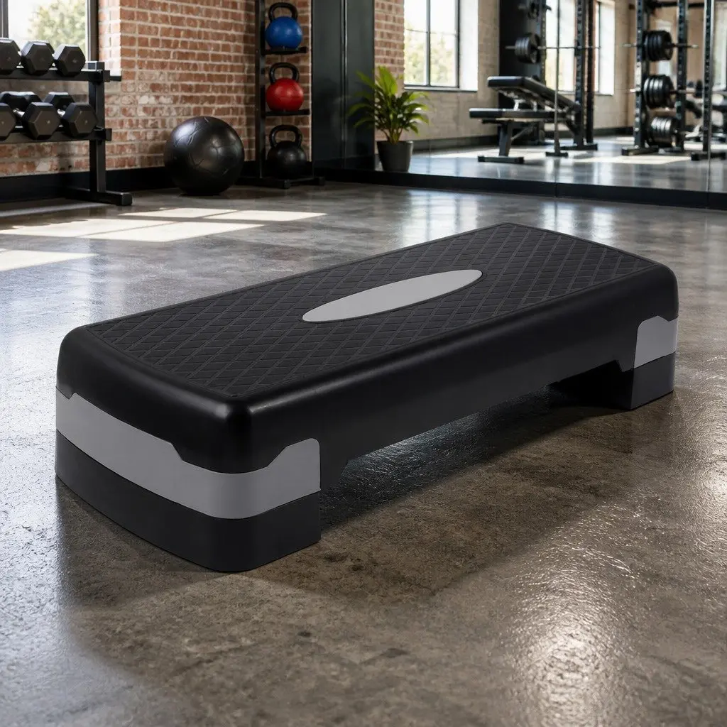 Aerobic Step Exercise Stepper Fitness Training Platform Home Gym Adjustable