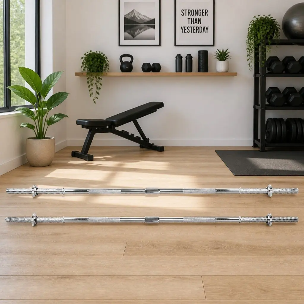 168cm Chrome Plated Barbell Bar