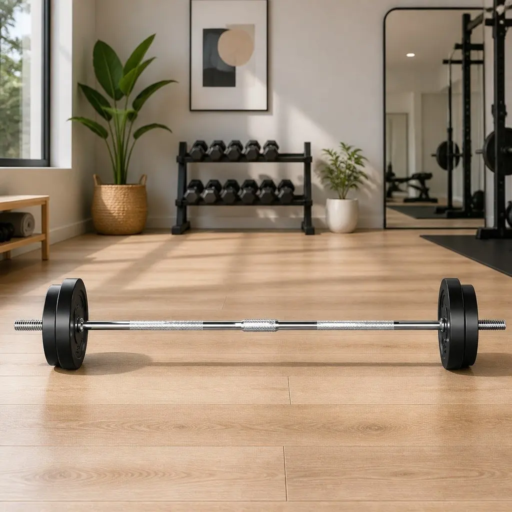 38kg Barbell Set with Weight Plates