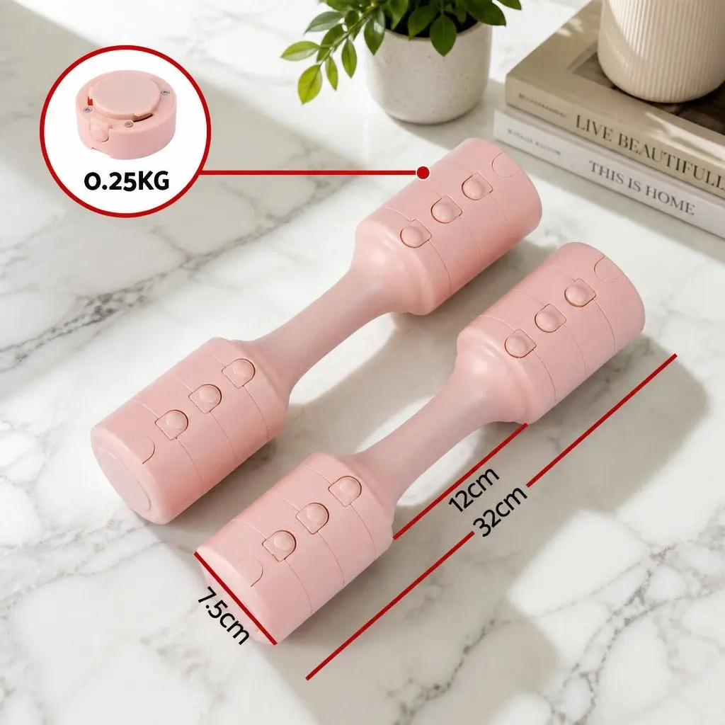 Adjustable Dumbbell Set for Home Gym Exercise 2x2.5kg