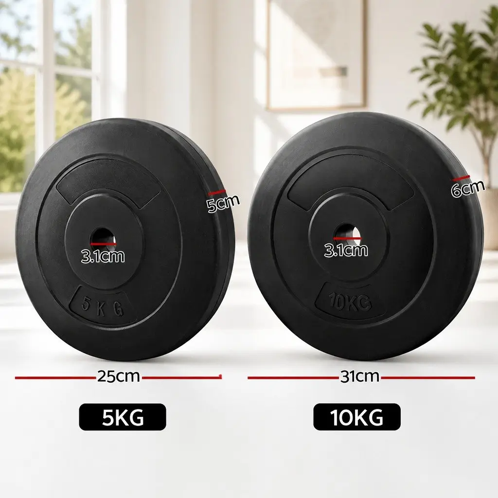 Barbell Weight Plates Home Gym Exercise 30kg Standard 31mm