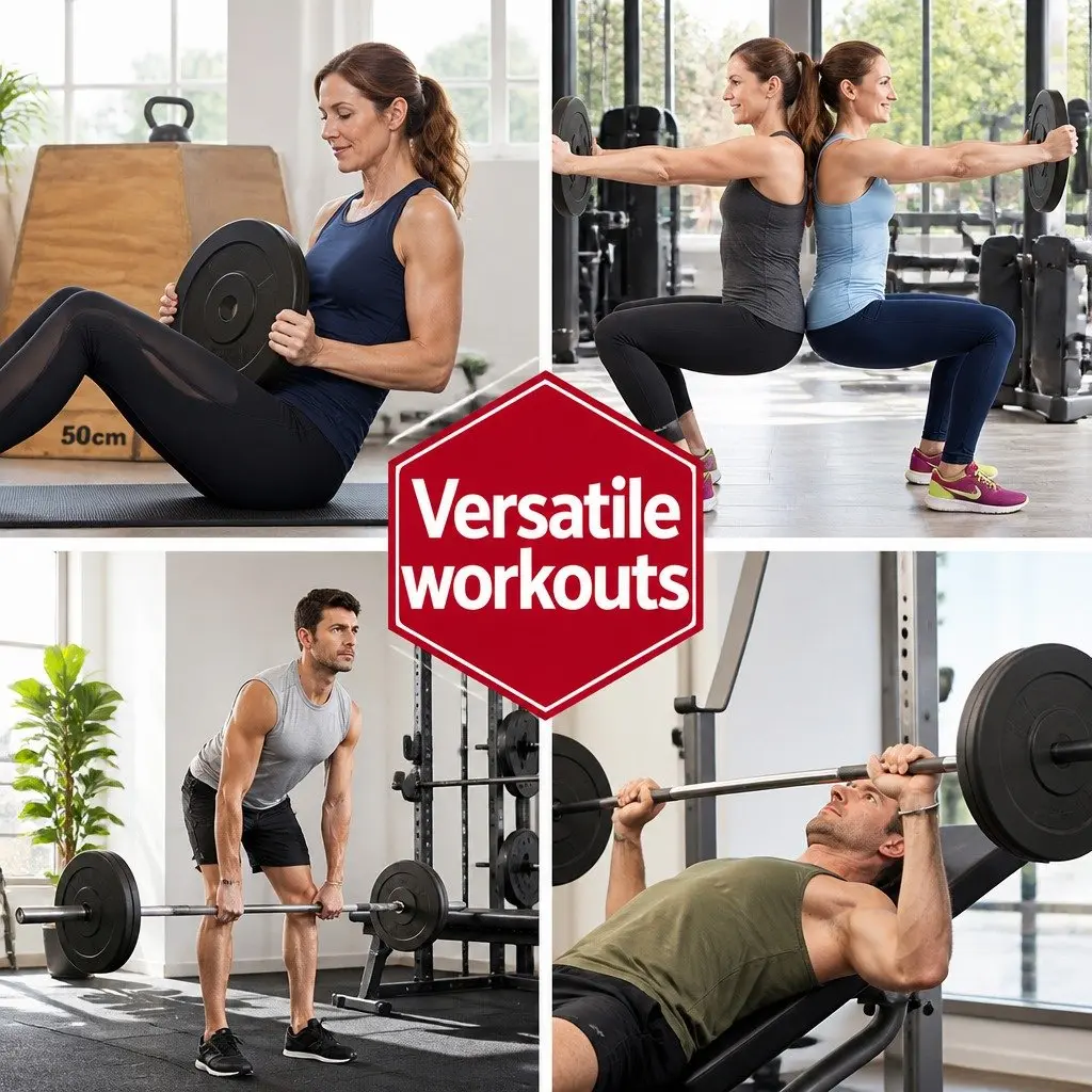 Barbell Weight Plates Home Gym 40kg Standard 31mm Diameter