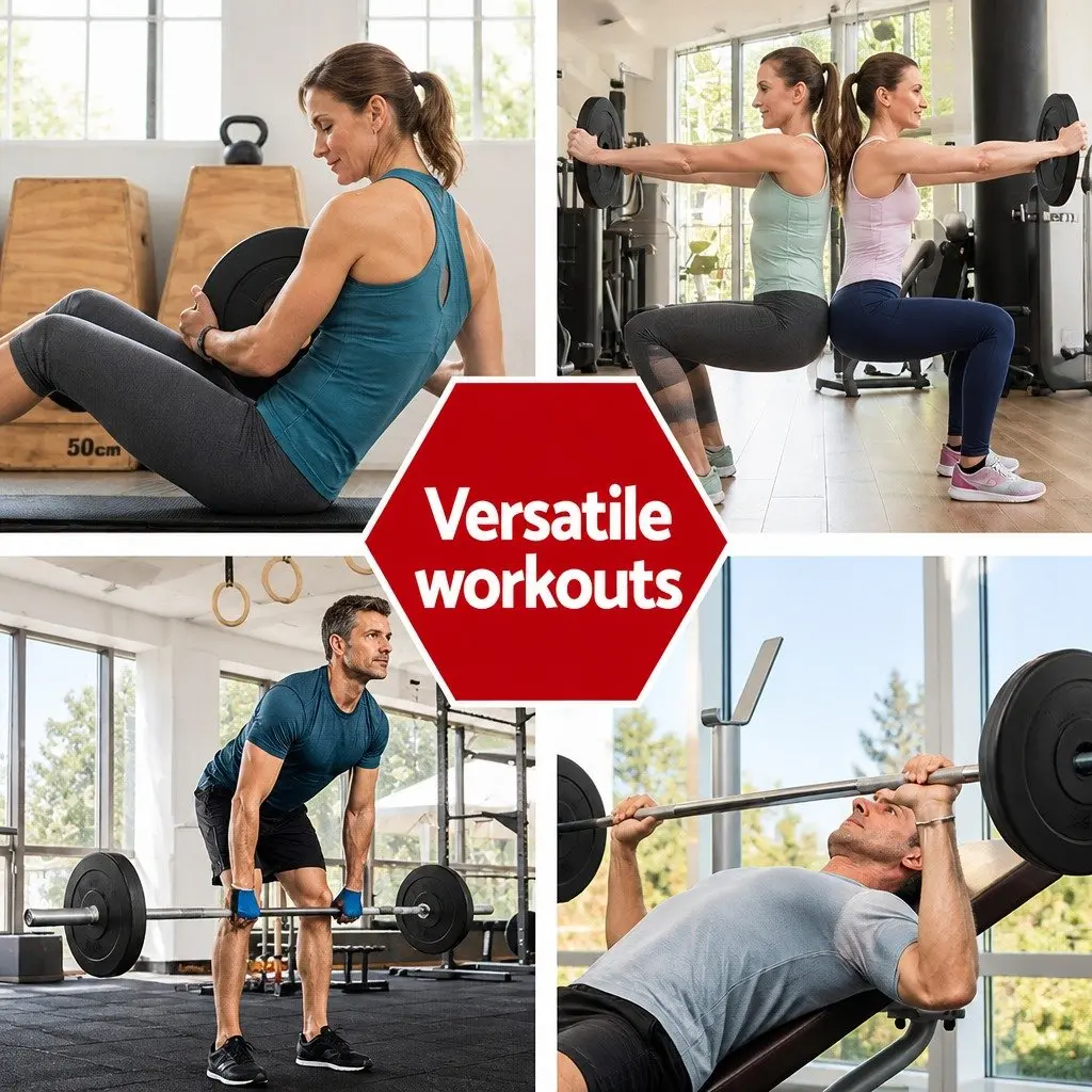 Barbell Weight Plates Set for Home Gym 50kg Standard 31mm