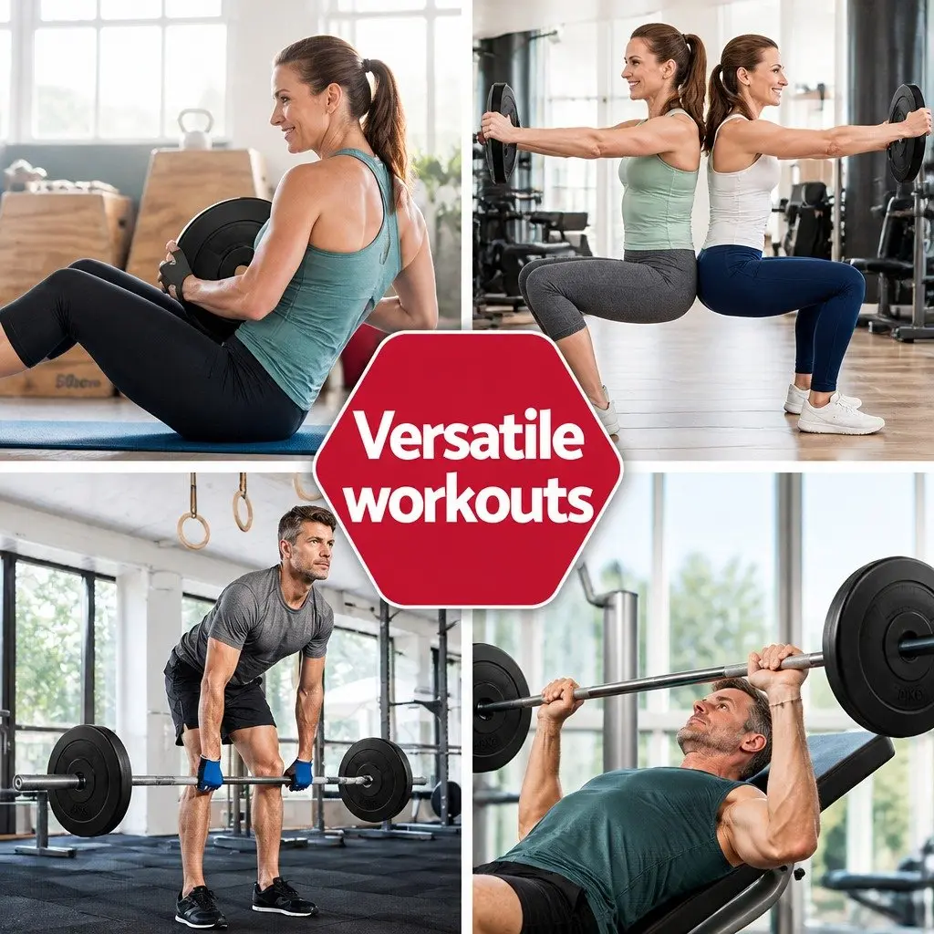Barbell Weight Plates Home Gym 31mm 80kg