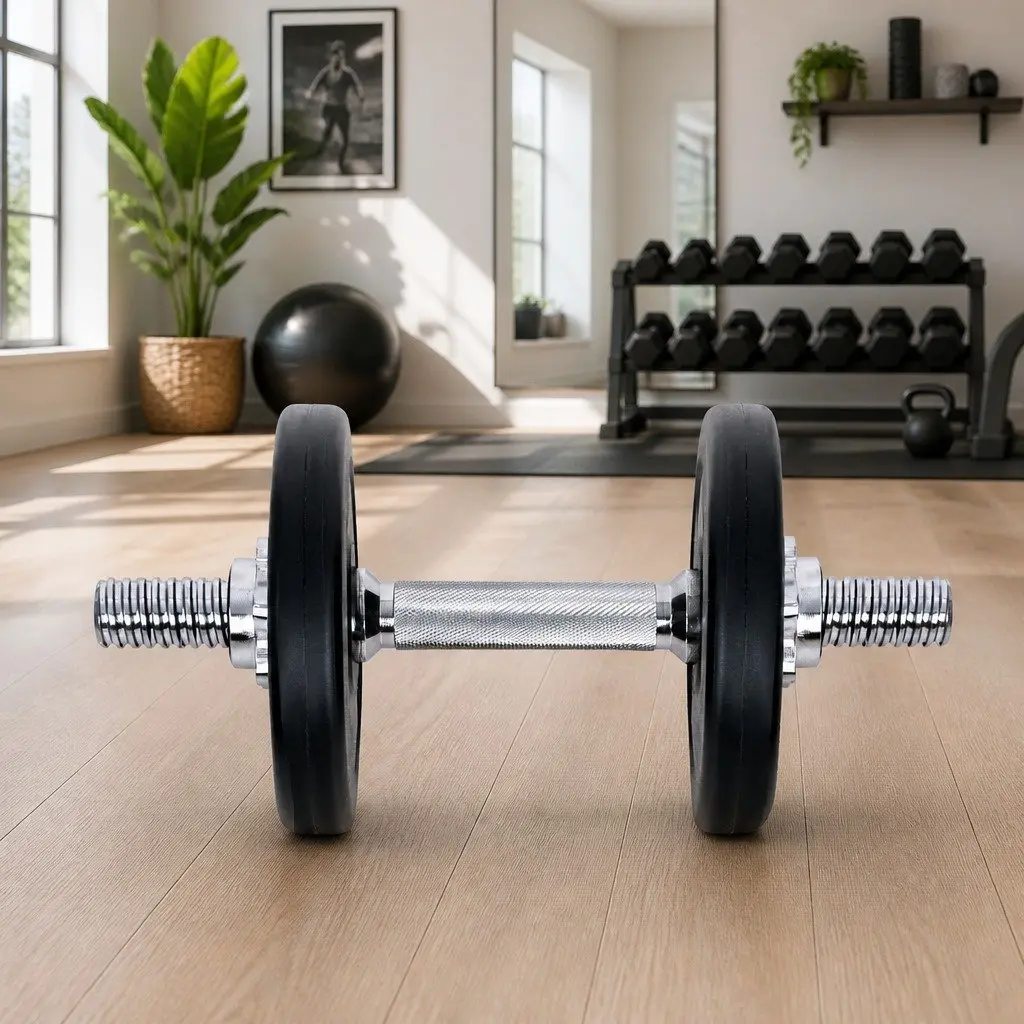 Dumbbell Set Home Gym Adjustable Weight Plates 10kg