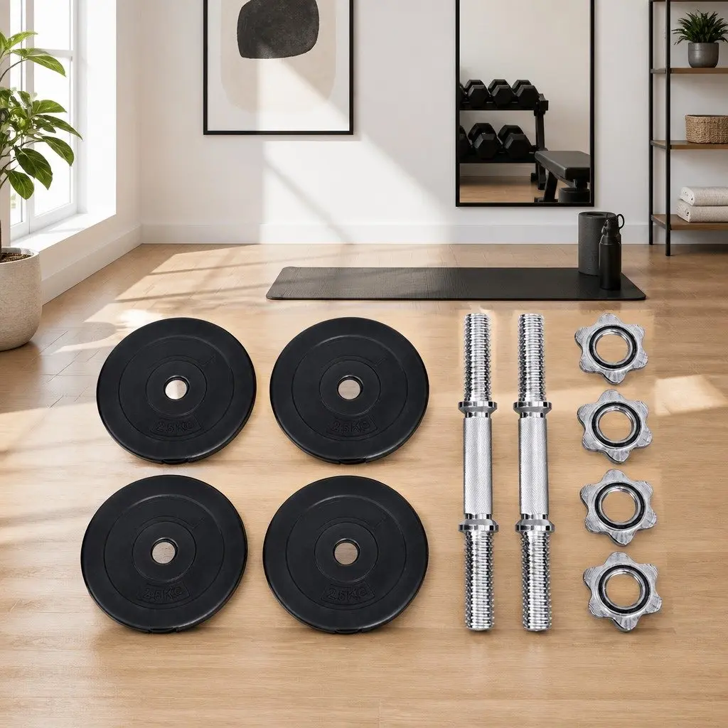 15kg Dumbbell Set Home Gym Adjustable Dumbbells
