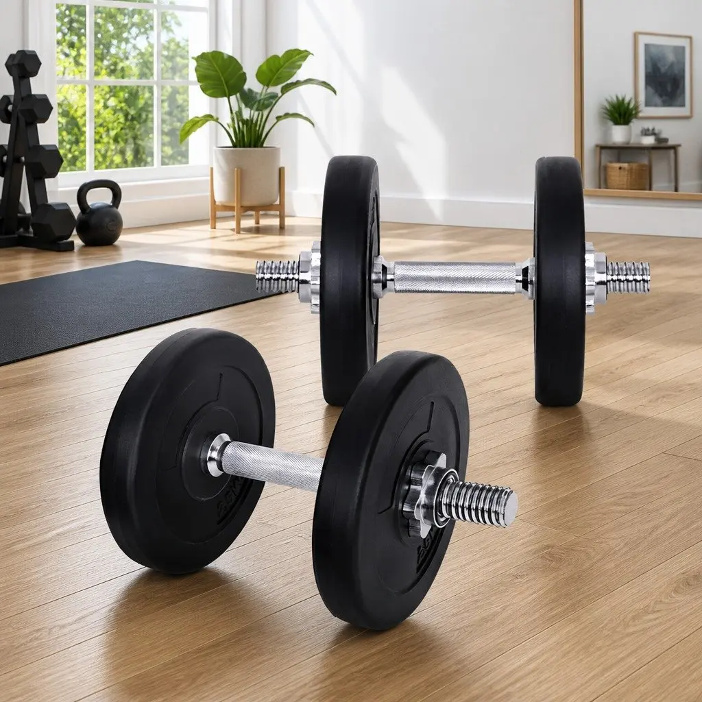 15kg Dumbbell Set Home Gym Adjustable Dumbbells