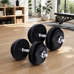 20kg Dumbbell Set with Adjustable Weight Plates