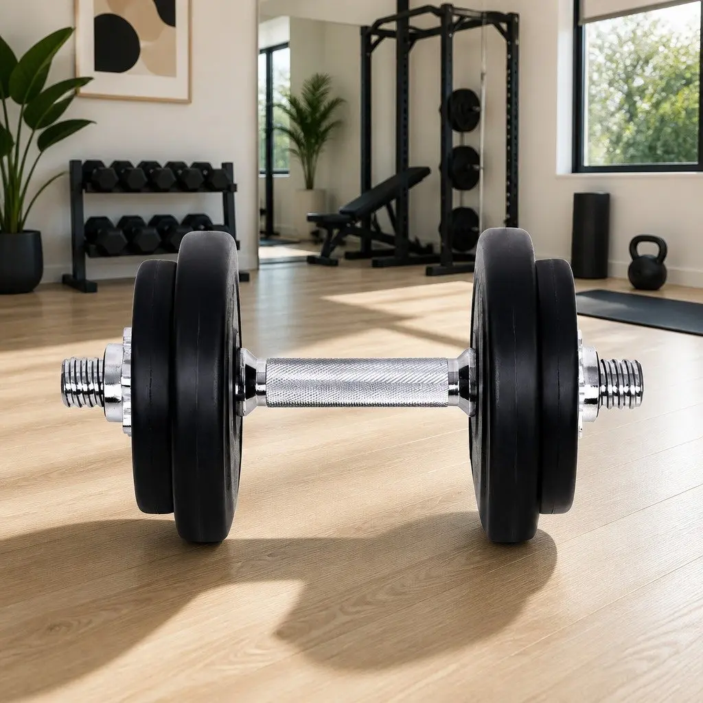 20kg Dumbbell Set with Adjustable Weight Plates