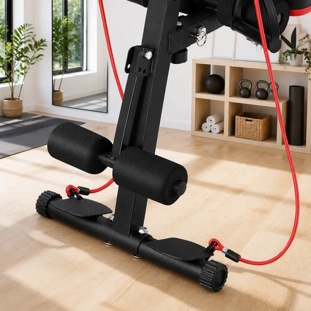 Adjustable Weight Bench with Preacher Curl Dumbbell Stool 8 Incline Levels 260kg