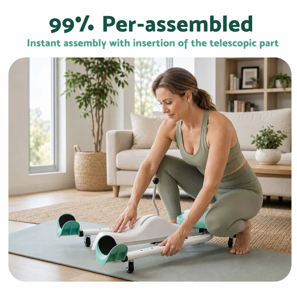 180 Degree Leg Stretcher Machine with Sturdy Steel Frame
