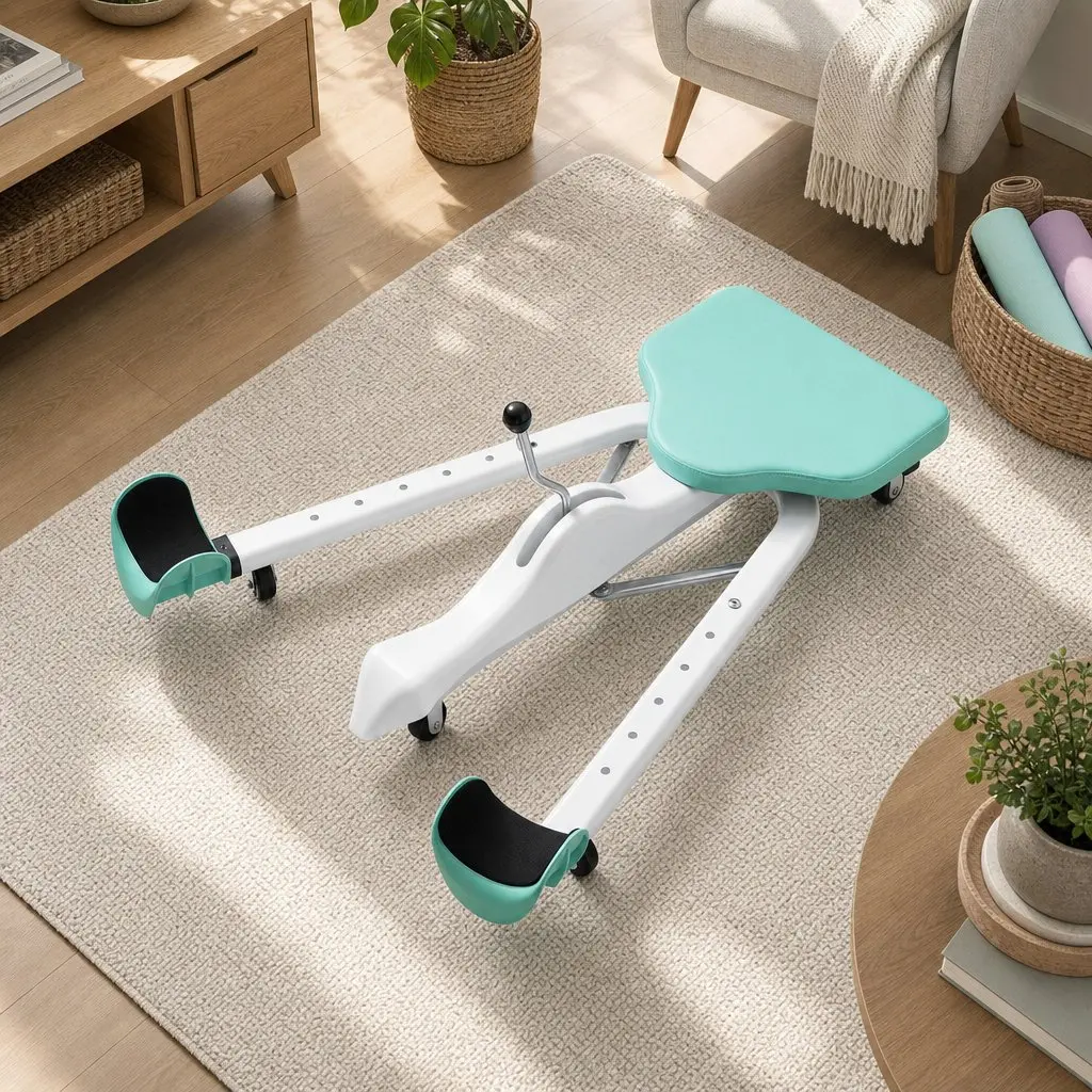 180 Degree Leg Stretcher Machine with Sturdy Steel Frame
