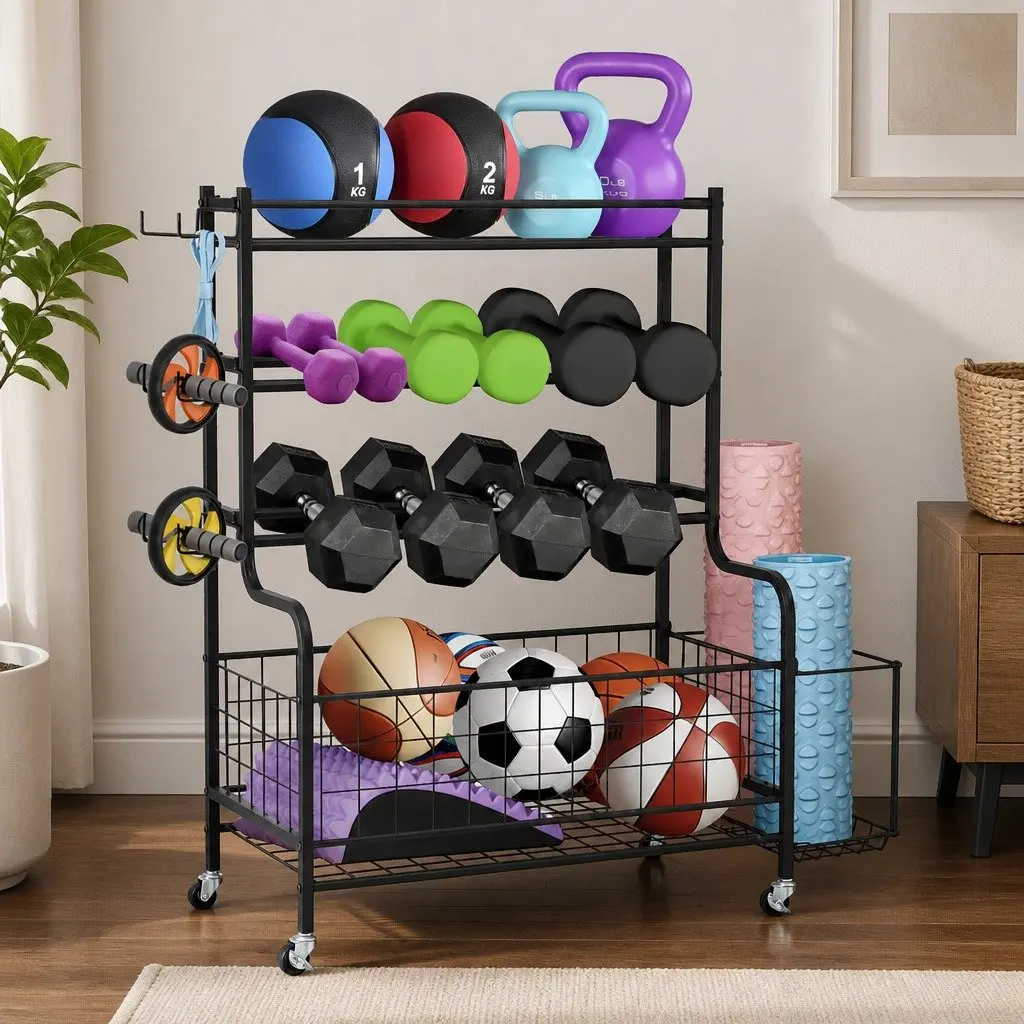 Vertical Dumbbell Rack for Fitness Gear
