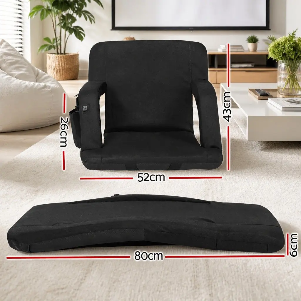 Heated 5-Position Lounge Sofa Bed
