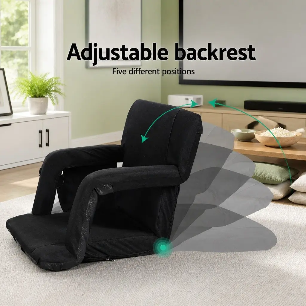 Heated 5-Position Lounge Sofa Bed