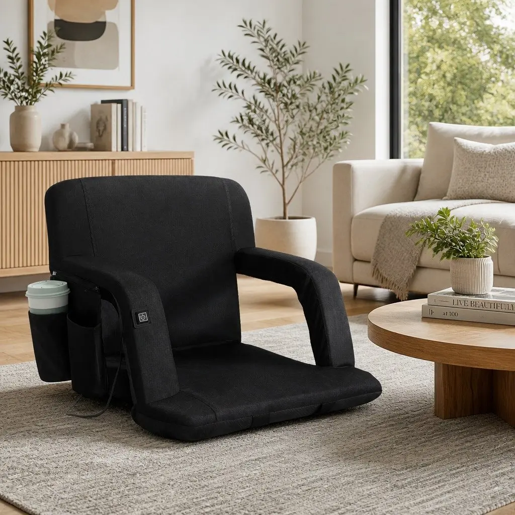 Heated Recliner Sofa Bed with Armrest