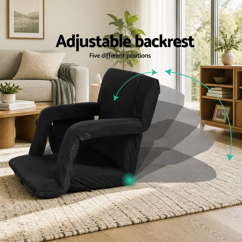 Heated Recliner Sofa Bed with Armrest