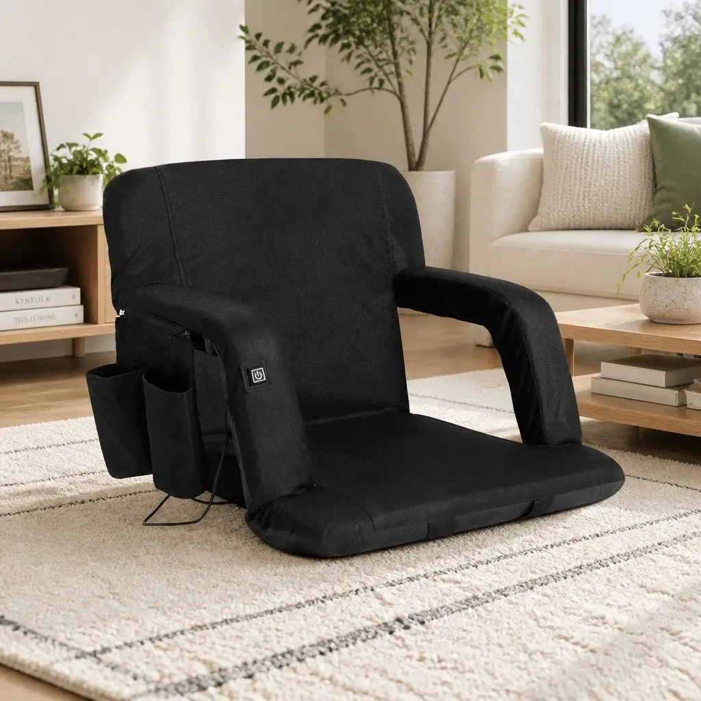 Heated Recliner Sofa Bed with Armrest