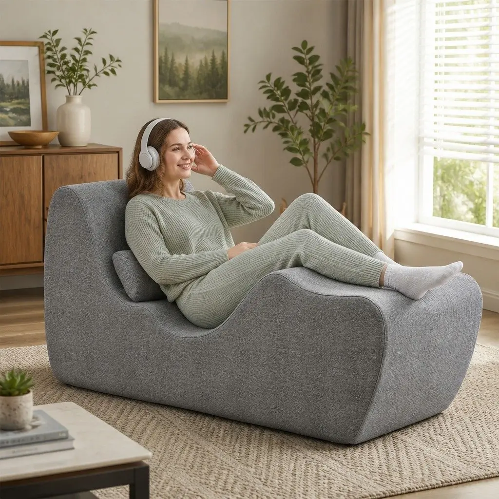 Ergonomic S-Curve Floor Lounger