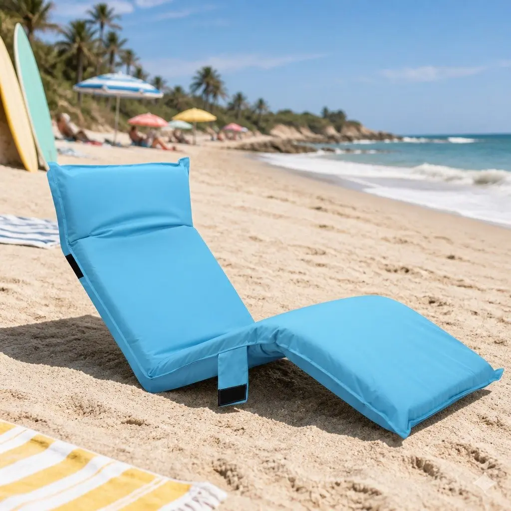 Adjustable Blue Lounge Sofa Bed