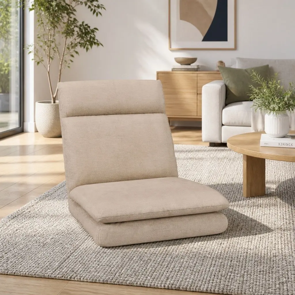Floor Chair Sofa Lounge Living Room 1 Seater Reclining Foldable Portable