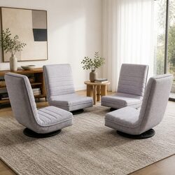 4PCS Swivel Floor Chairs - Specs & Features Overview
