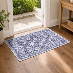 Floor Rug 50x80cm Doormat Soft Bath Mat Non-Slip Kitchen Small Rug Grey Modern