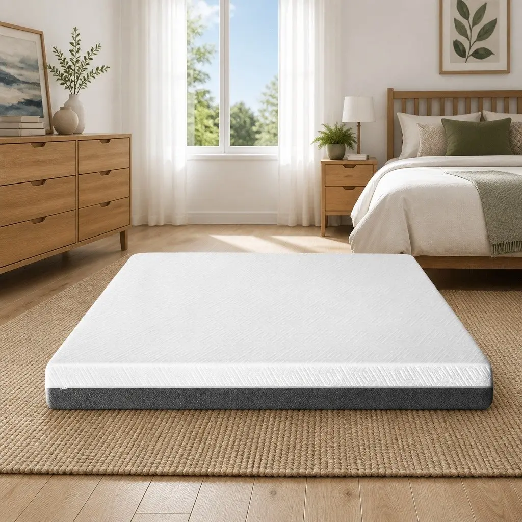 Memory Foam Mattress Double 15cm Cool Gel Egg Crate Soft Support Washable Cover