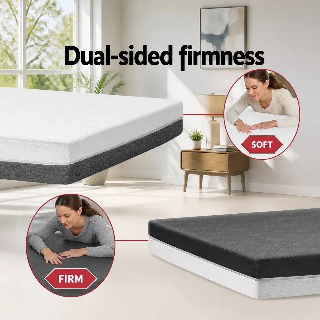 Memory Foam Mattress Single 15cm Cool Gel Pressure Relief Supportive Bedding