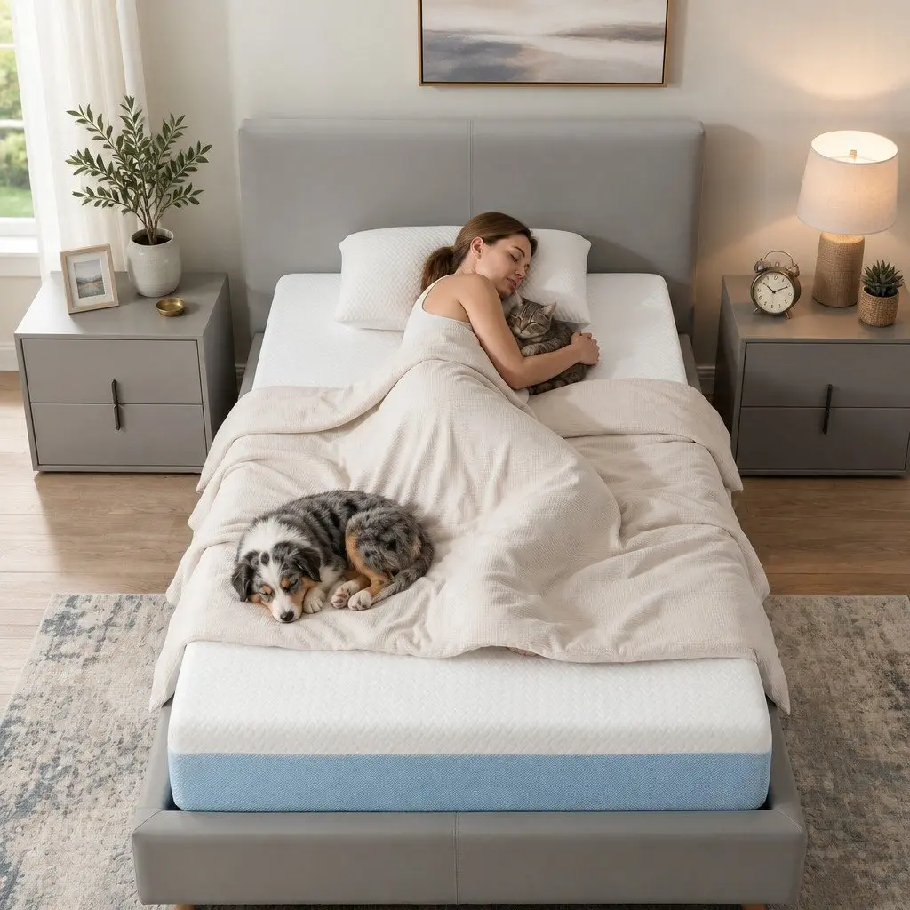 Memory Foam Mattress Single 22cm Cooling Gel Medium Firm