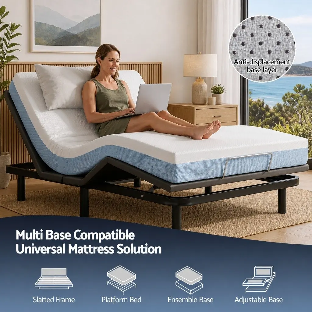 Memory Foam Mattress Single 22cm Cooling Gel Medium Firm