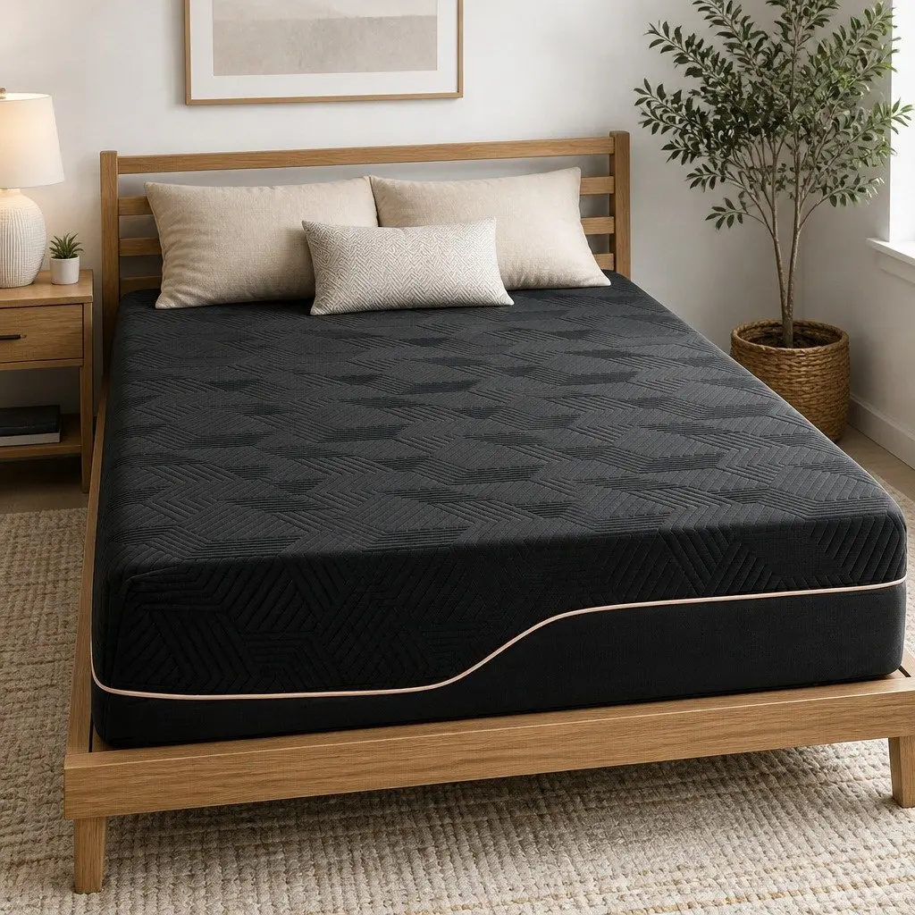 King Single Cooling Memory Foam Mattress 30cm Medium Firm Gel Comfort Pressure