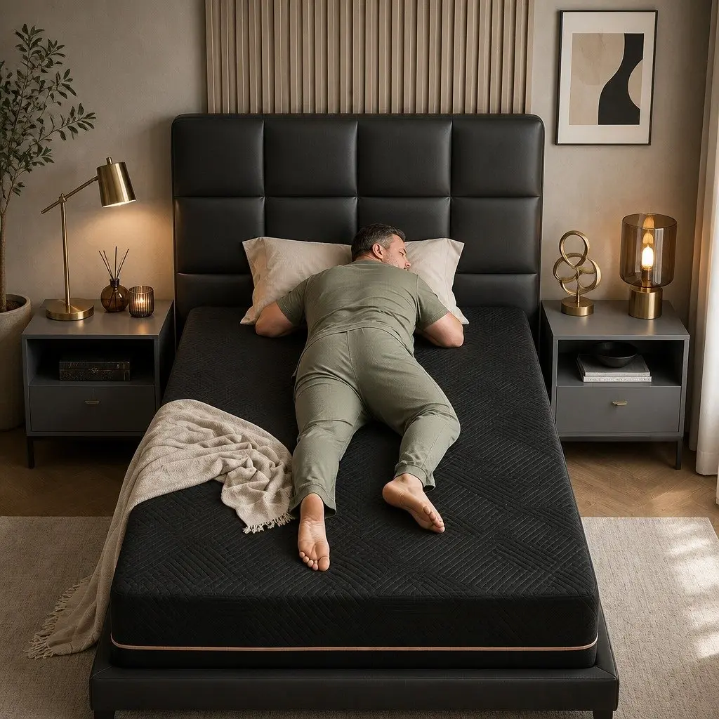 King Single Cooling Memory Foam Mattress 30cm Medium Firm Gel Comfort Pressure