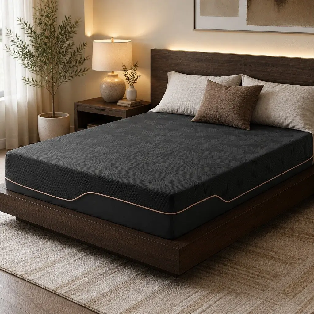 Queen Memory Foam Mattress 30cm Medium Firm Gel Cooling Comfort Sleep Bed in Box