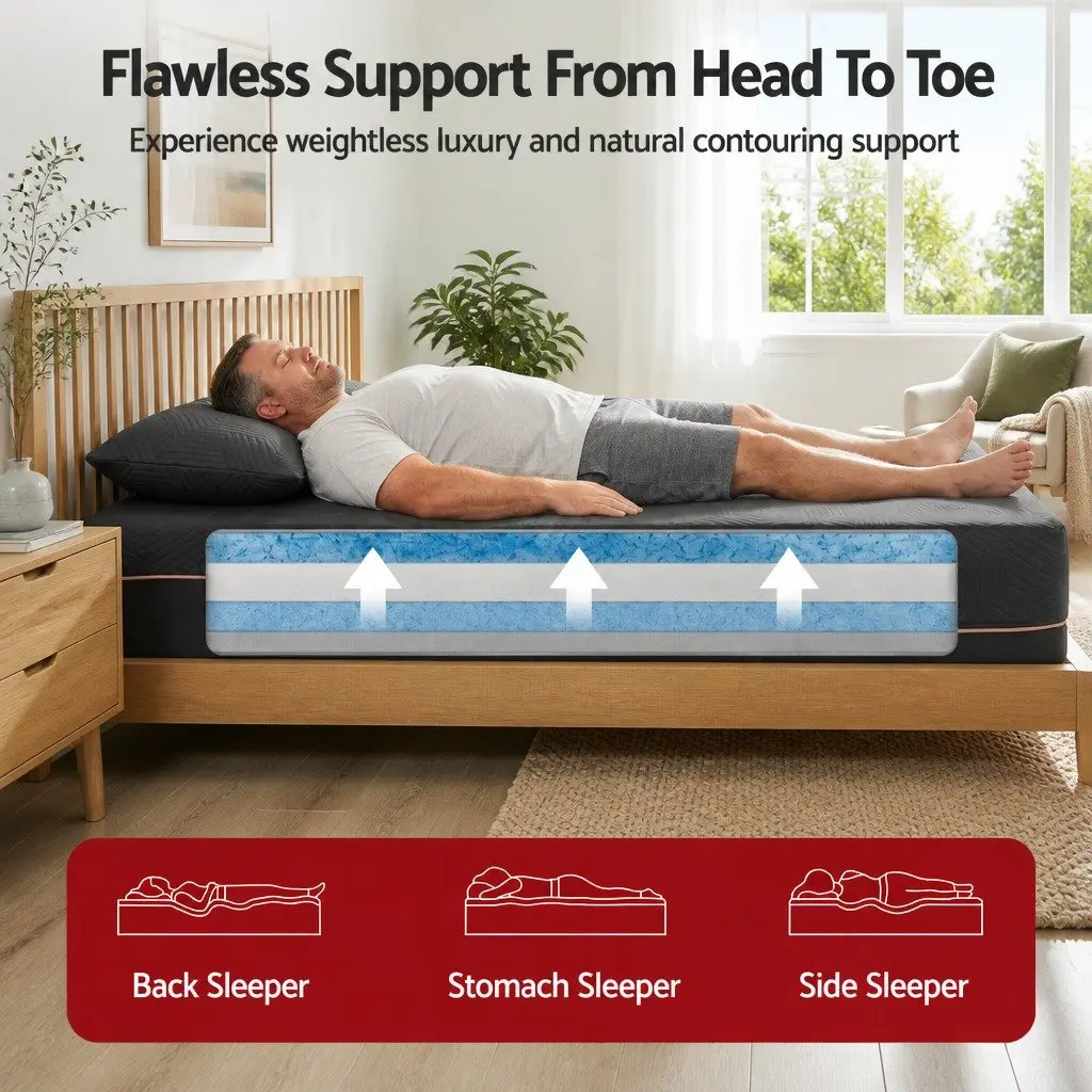 Single Cooling Gel Memory Foam Mattress