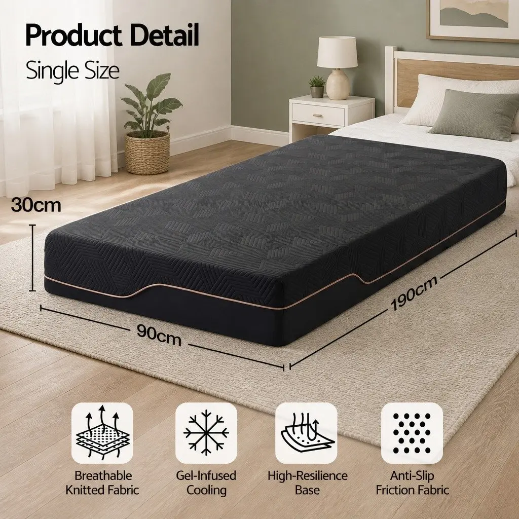 Single Cooling Gel Memory Foam Mattress