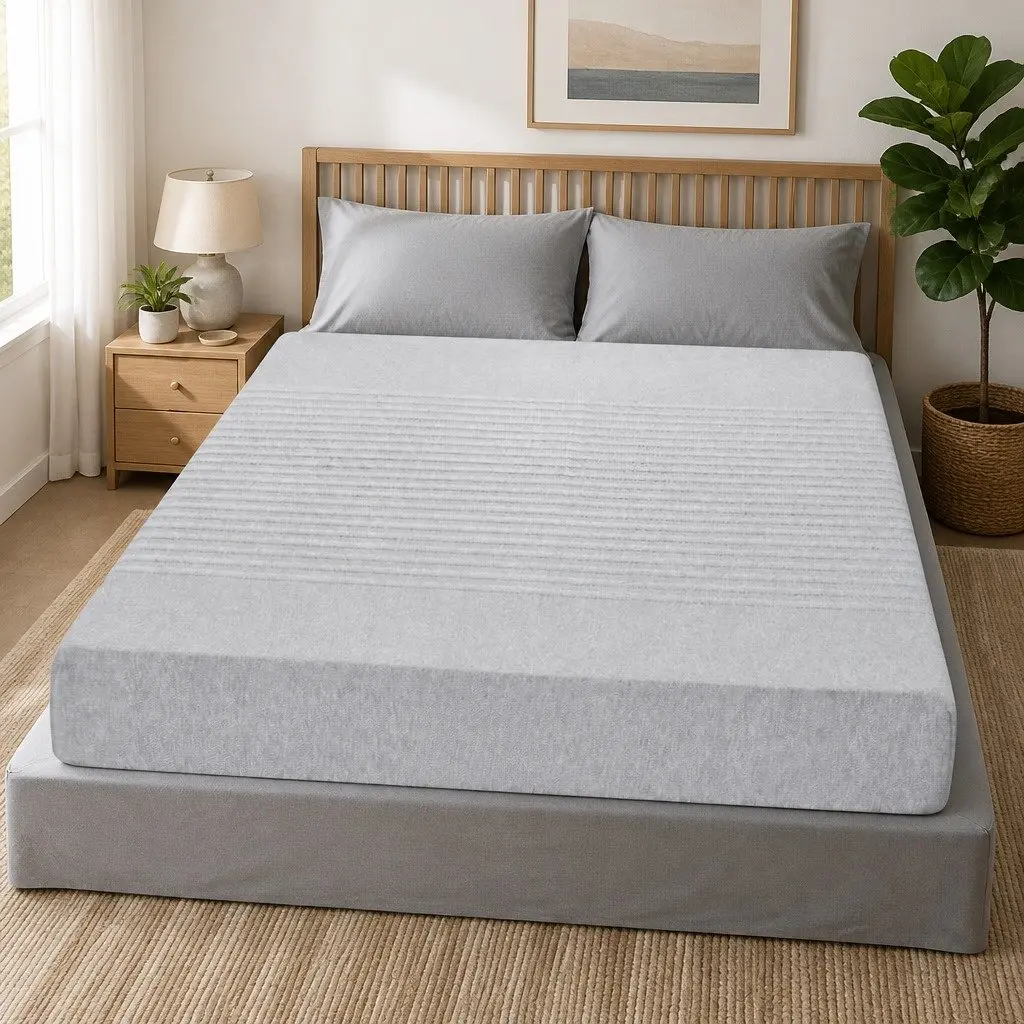 Memory Foam Mattress King Single 15cm Cool Gel 7-Zone Support Bamboo Cover