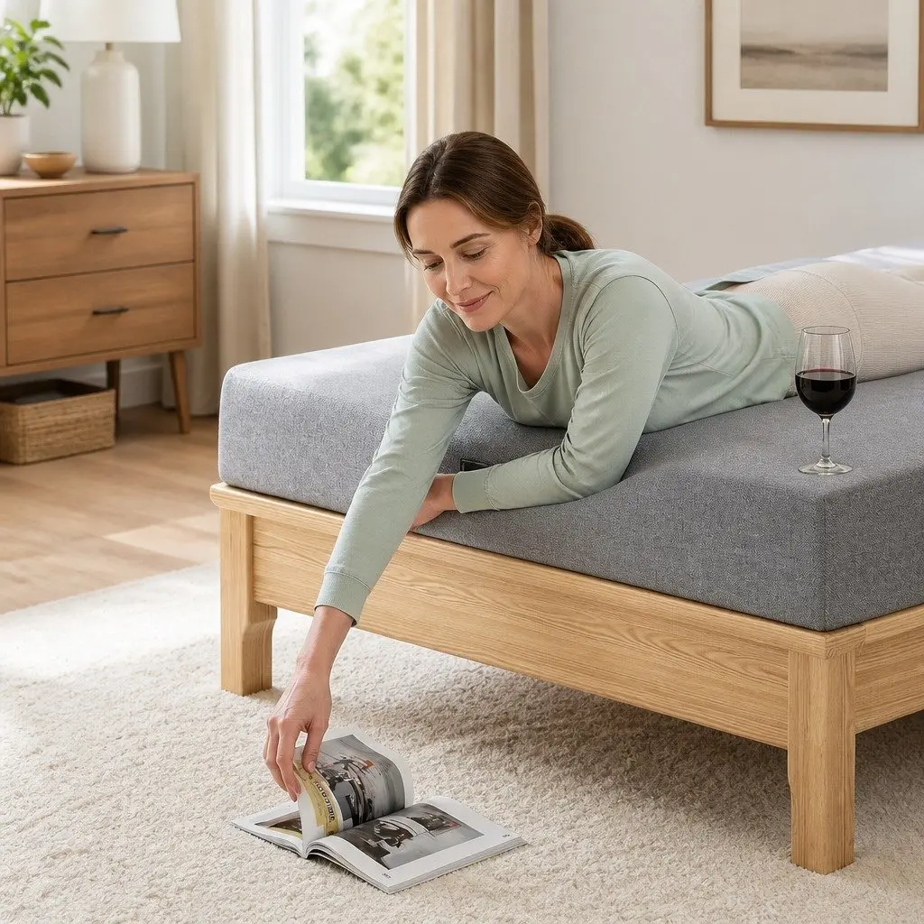 Memory Foam Mattress King Single 15cm Cool Gel 7-Zone Support Bamboo Cover