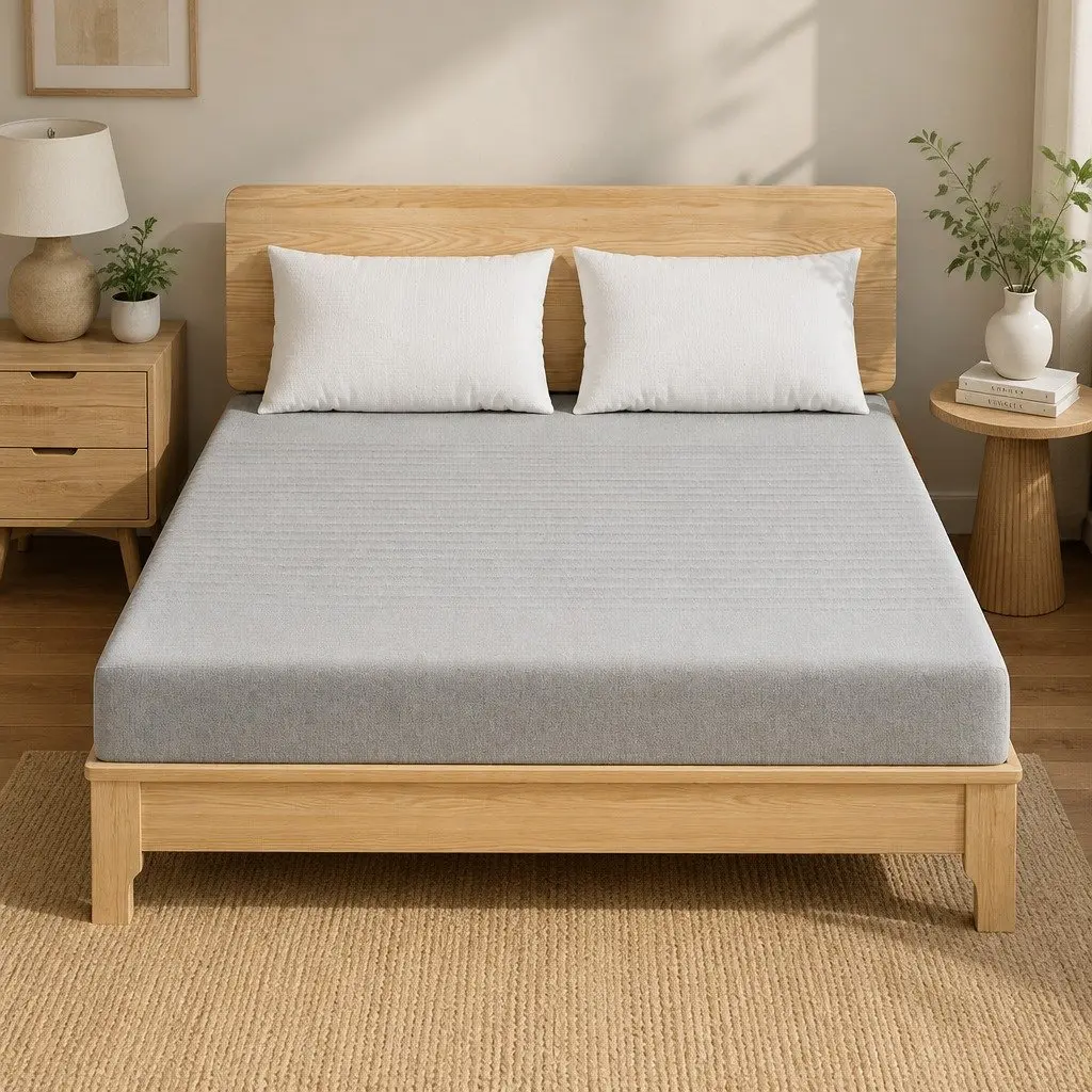 Queen Mattress Memory Foam 15cm Bamboo Cover Cooling Gel Infused Medium Firm Support