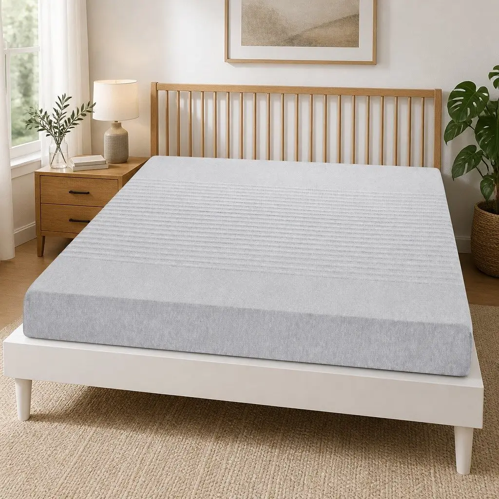 Queen Mattress Memory Foam 15cm Bamboo Cover Cooling Gel Infused Medium Firm Support