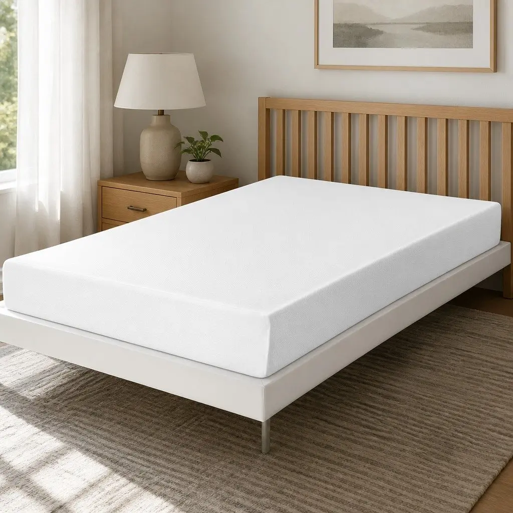 Single Memory Foam Mattress for Bedroom 20cm Non-Spring Medium-Firm Support Cooling Gel