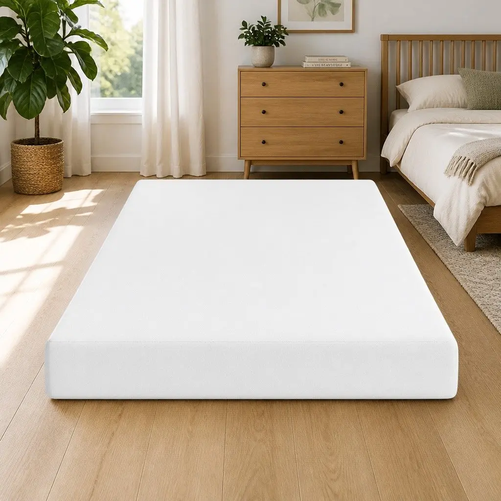 Single Memory Foam Mattress for Bedroom 20cm Non-Spring Medium-Firm Support Cooling Gel