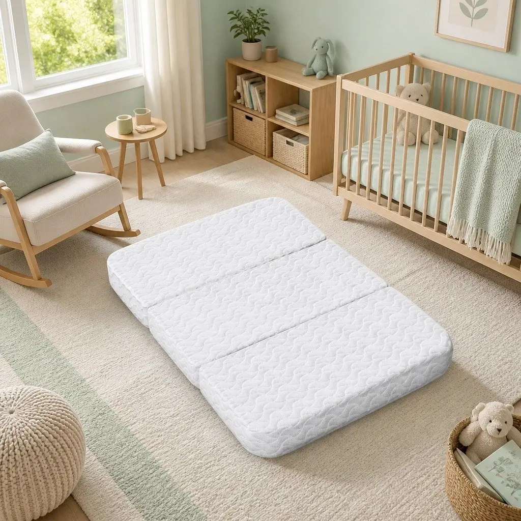 Foldable Cot Mattress with Memory Foam